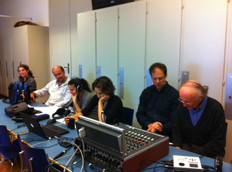 Recording session in Germany